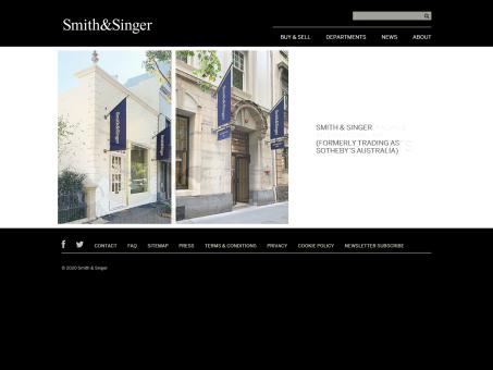 Smith & Singer - This is the previous well know Sothebys Australia who have been a client of ours for 9 years, and has a custom catalogue created by our web developers and also ecommerce website functionality.