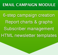 Email campaigns module