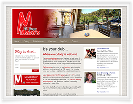 St George Maso's website design by SiteSuite