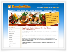 Farmer Jo's website design and shopping cart software by SiteSuite