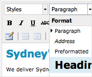 Control all aspects of page styling Control all aspects of page styling