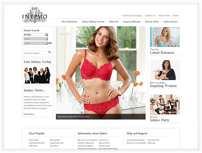 Intimo Website