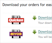 export order to myob export order to myob