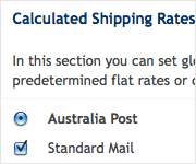 set shipping rates